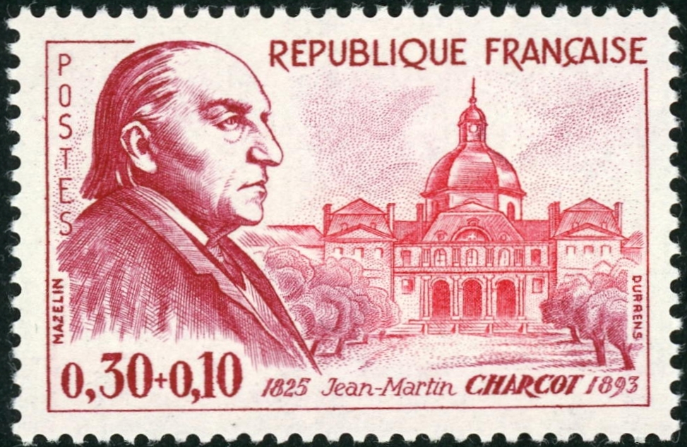 精神医学に関する切手1：フランス（1960年発行）—ジャン＝マルタン・シャルコーと科学的精神医学の始まり
